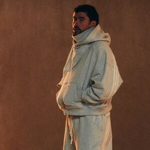 ADIDAS BADBO Bad Bunny HEAVY CREW NECK & HOODED BALACLAVA SWEATSHIRT size small